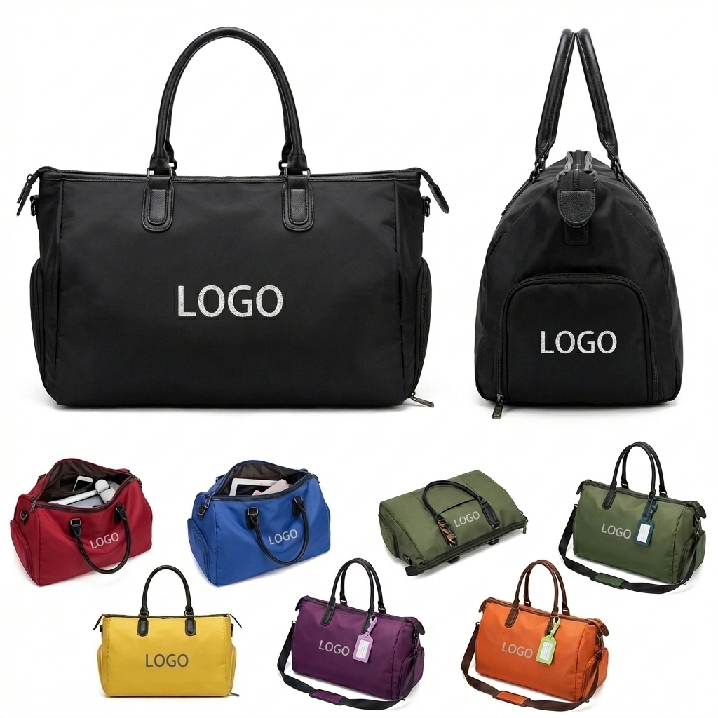 Spacious Personalized Gym & Travel Bag - Water-Resistant for 5-7 Day Trips