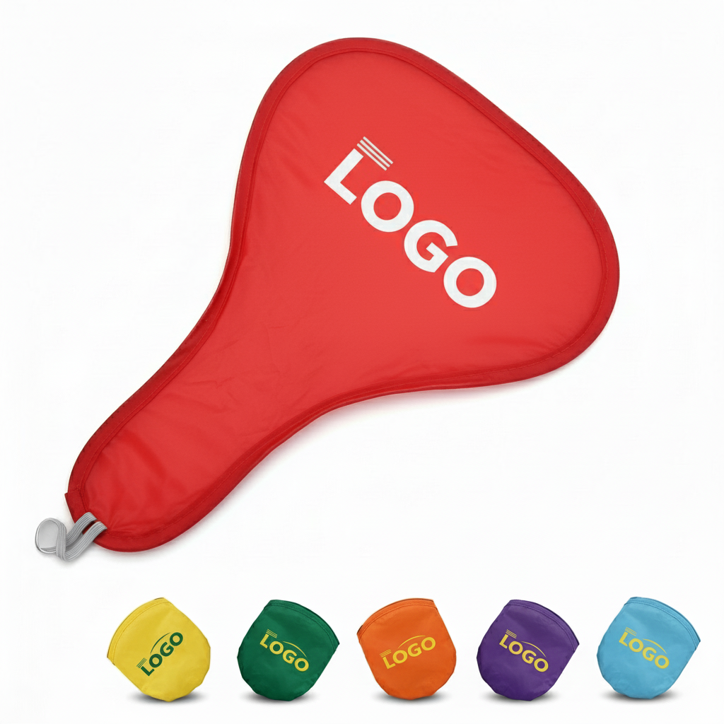 Rainbow Foldable Hand Fan with Carry Pouch