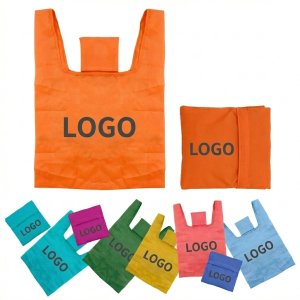 Eco-Friendly Foldable Grocery Tote with Storage Pocket