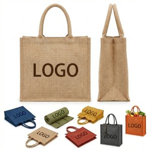 Eco-Conscious Water-Resistant Jute Shopping Bag