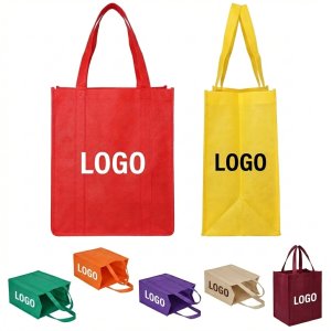 Eco-Friendly Solid Color Non-Woven Reusable Tote Bag