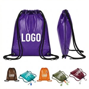 Water-Resistant Transparent Drawstring Bag for Sports, Concerts & Daily Use