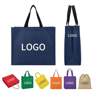 Classic Color Non-Woven Tote Gift Bag with Reinforced Edges