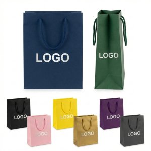 Eco-Friendly Single Bottle Wine Tote with Rope Handles