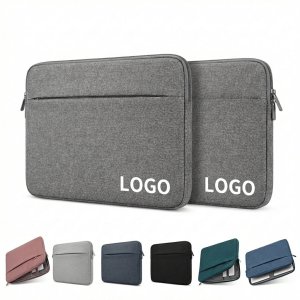 Waterproof Canvas Laptop Sleeve Bag for 14" Laptop with Triple-Layer Protection